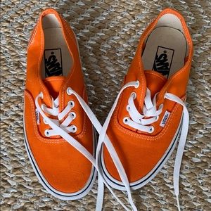 Orange classic vans